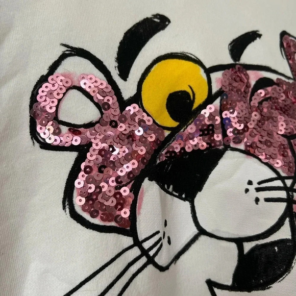 Pink Panther Zara Hoodie Sweatshirt Girls Youth | Size  13-14 - Picture 4 of 7